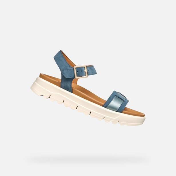Modré dámské sandály Geox Xand 2.1S