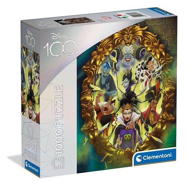 CLEMENTONI Puzzle 1000 dílků - Villains