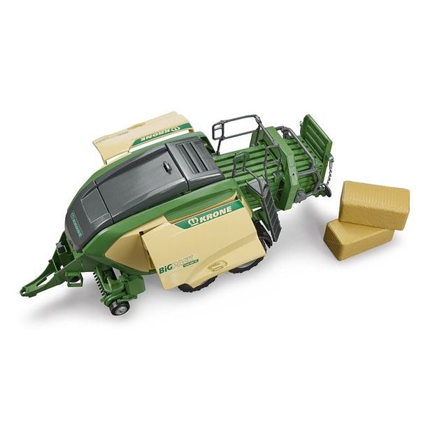 BRUDER Farmer - KRONE balíkovačka se 2 balíky sena