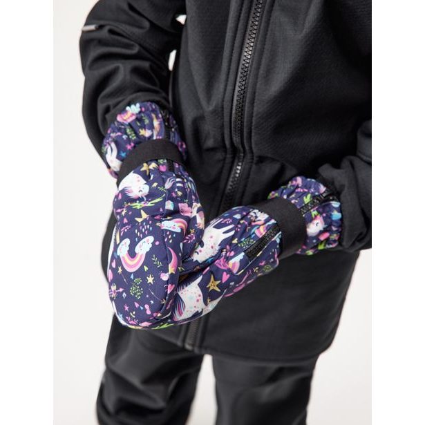 Unuo, Dětské zimní rukavice Polar, Jednorožci