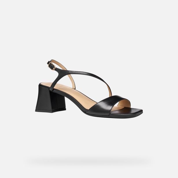 Černé dámské sandály Geox New Eraklia 50 T01