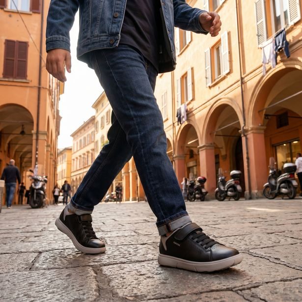 Černé chlapecké tenisky Geox Nebcup