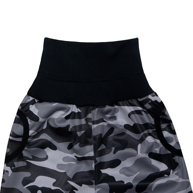 ESITO Dětské softshellové kalhoty Maskáč vel. 122 - 146 - zelená / 122