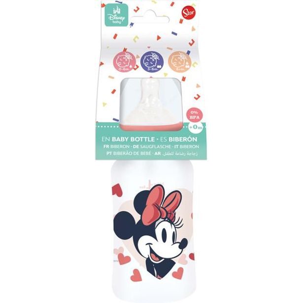STOR LÁHEV KOJENECKÁ MINNIE 240ML, ANTIKOLIKOVÝ SYSTÉM