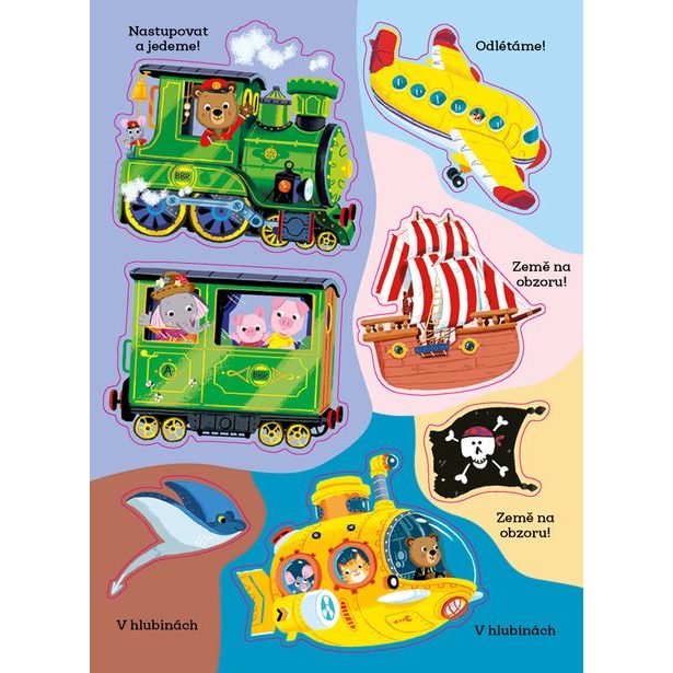 MÉĎULA ŠIKULA: POZNÁVÁME DOPRAVNÍ PROSTŘEDKY – Samolepková knížka