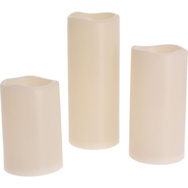 HOMESTYLING LED svíčka sada 3 ks s ovládáním KO-AX2100150