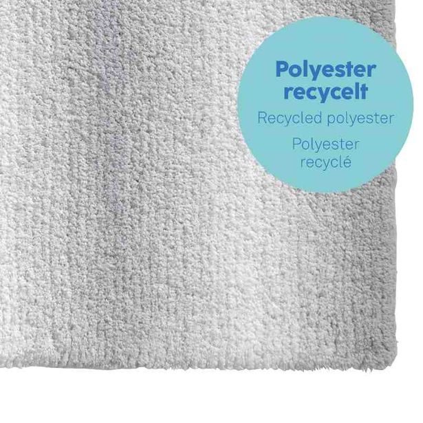 KELA Koupelnová předložka Ombre 80x50 cm polyester šedá KL-23573