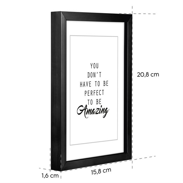 Hama rámeček plastový CHIARO, černá, 15x20 cm