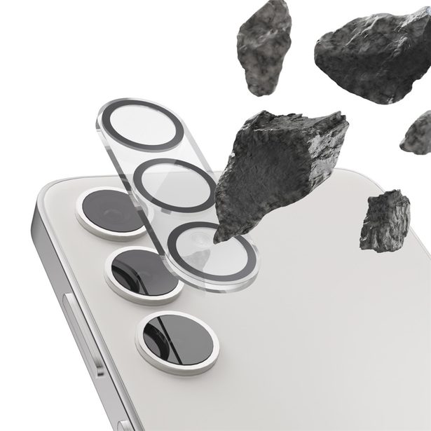 Hama Cam Protect, ochranné sklo fotoaparátu pro Samsung Galaxy S26/S26+, průhledné
