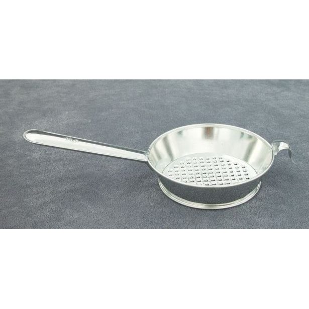 cedník d14cm na játrovou rýži, pocínovaný plech