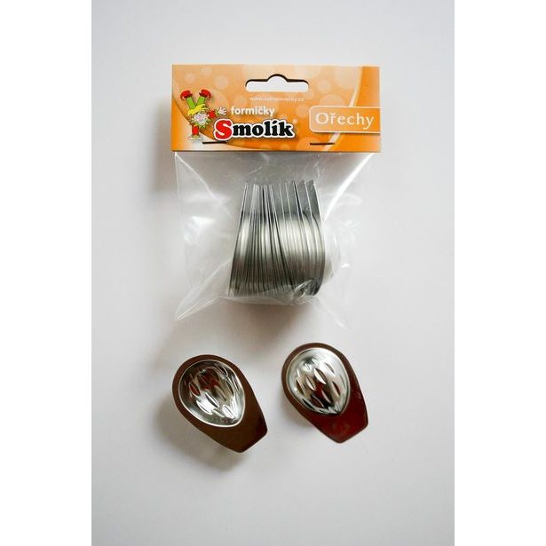 form.616 Ořech, 5,5x3,8cm, 20ks sada, č.616, pocín