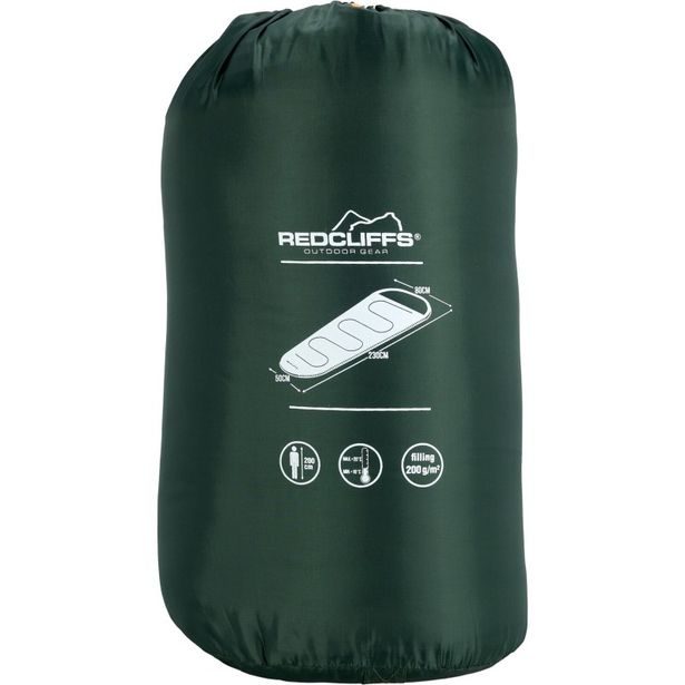 PROGARDEN Spací pytel mumie 230 cm zelená KO-X98000270zele