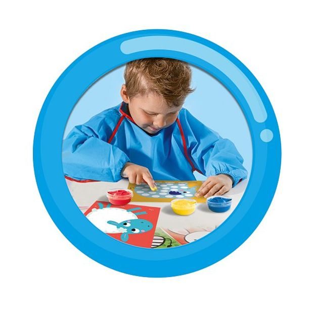 Prstové barvy - dobarvi si zvířátko