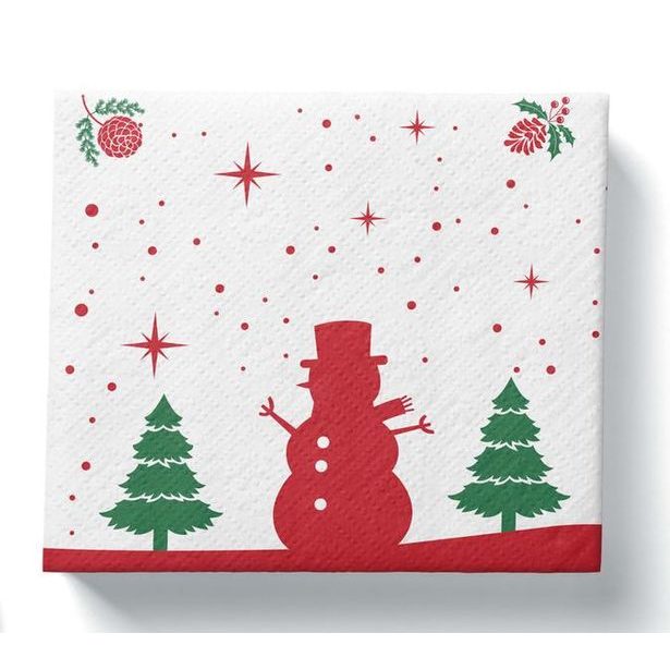 PROCOS UBROUSKY VÁNOČNÍ 3VRSTVÉ 33X33CM