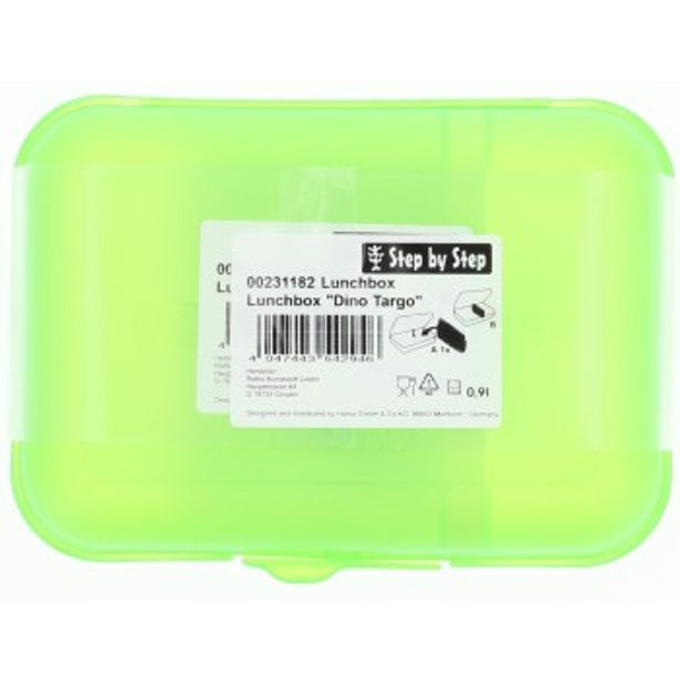 Krabička na svačinu Step by Step, Dino Targo, zelená