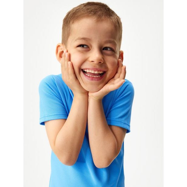 Unuo Dětské funkční triko, Modrá