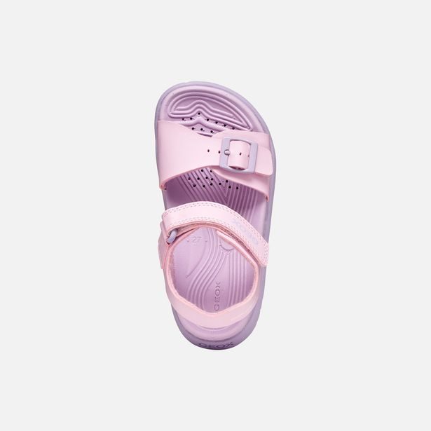 Růžové dívčí sandály Geox Sandal Fusbetto