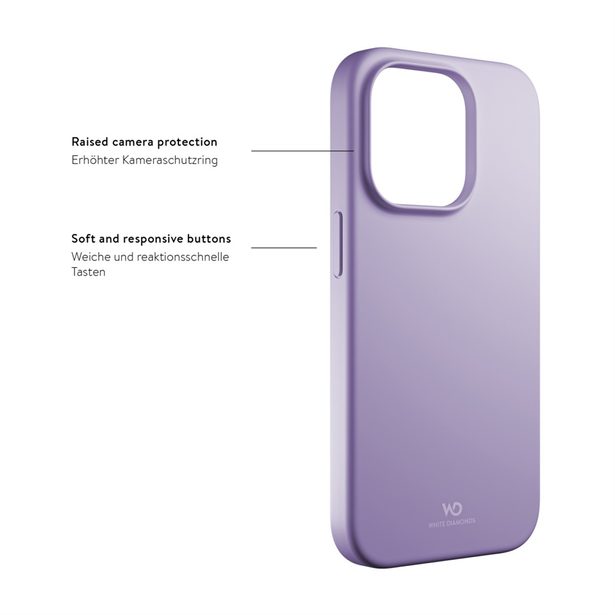 White Diamonds Urban Case, kryt pro Apple iPhone 13, fialový