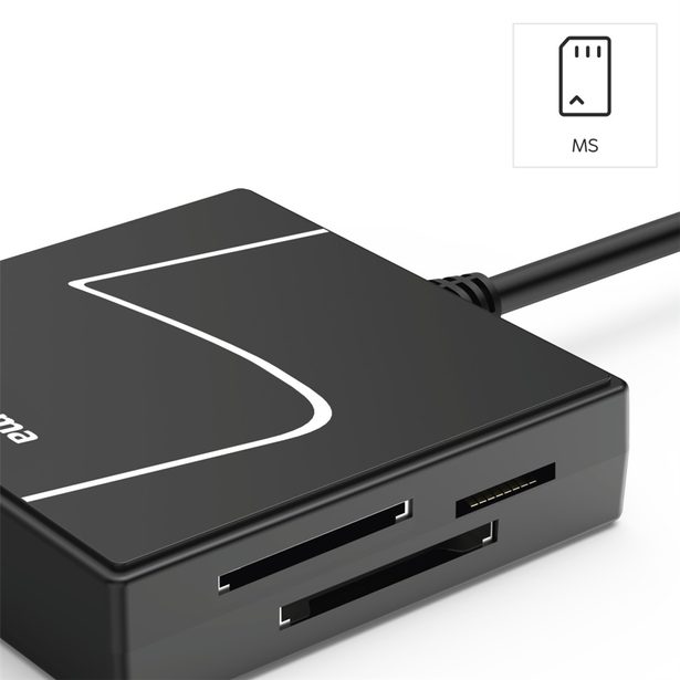 Hama čtečka karet USB 3.2 Gen1, USB-A, USB-C adaptér, SD/CF/MS