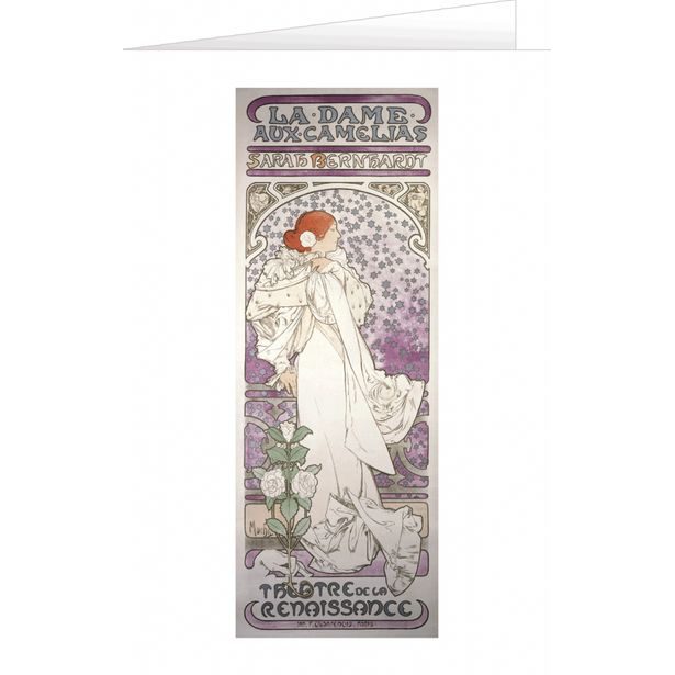 Blahopřání Alfons Mucha – La Dame aux Camélias Baagl