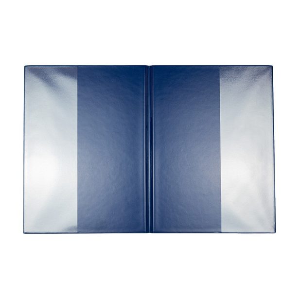 Sloha A4 SPORO boční kapsa plast - modrá