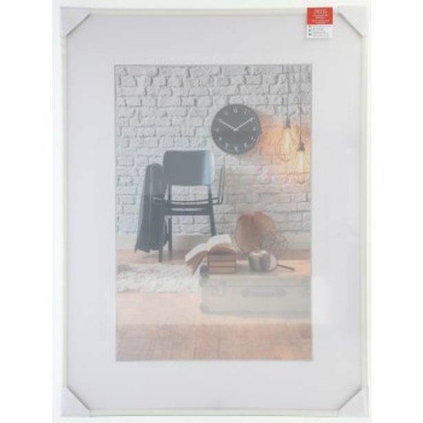 Hama rámeček plastový SEVILLA, bílá, 60x80 cm, plastové sklo