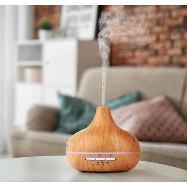 GRUNDIG Aroma difuzér elektrický dřevěný s LED osvětlením ED-255998