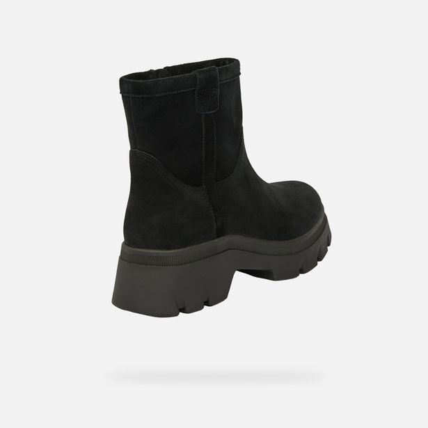 Černá dámská kotníková obuv Geox Pluette