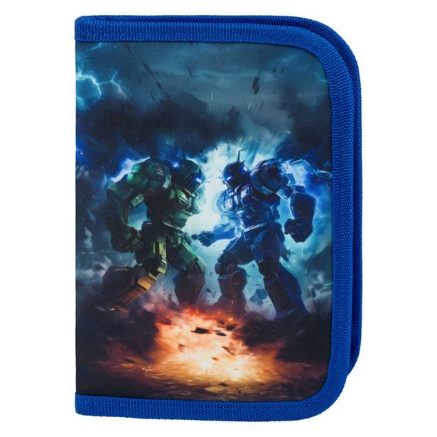 BAAGL SET 5 Ergo Roboti: aktovka, penál, sáček, zástěra, peněženka