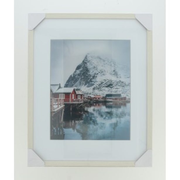 Hama rámeček dřevěný OSLO, bílá, 40x50 cm