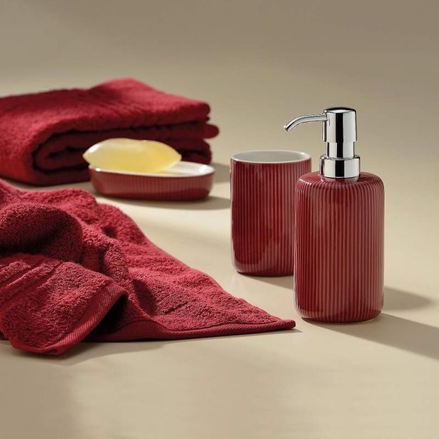 KELA Toaletní souprava Ava keramická kouřově modrá 45,0cm 10,0cm KL-24427