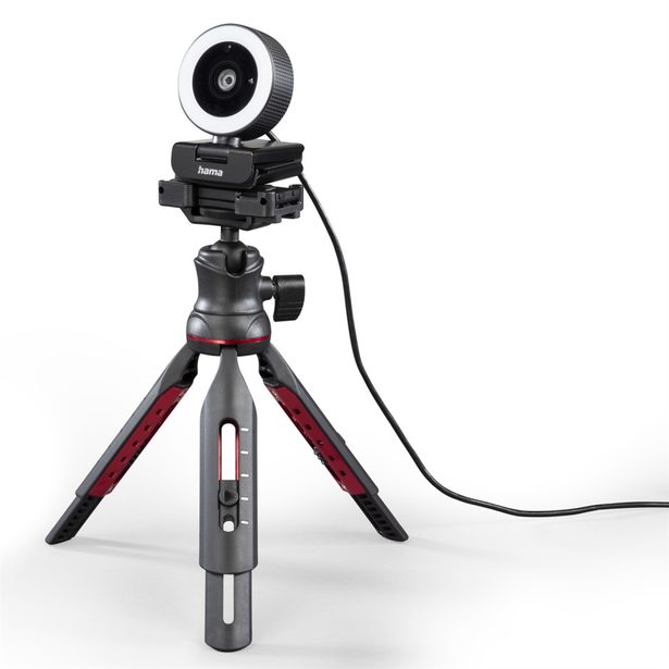 Hama PC webkamera s kruhovým světlem X850 Pro, QHD, autofocus, dálkový ovladač