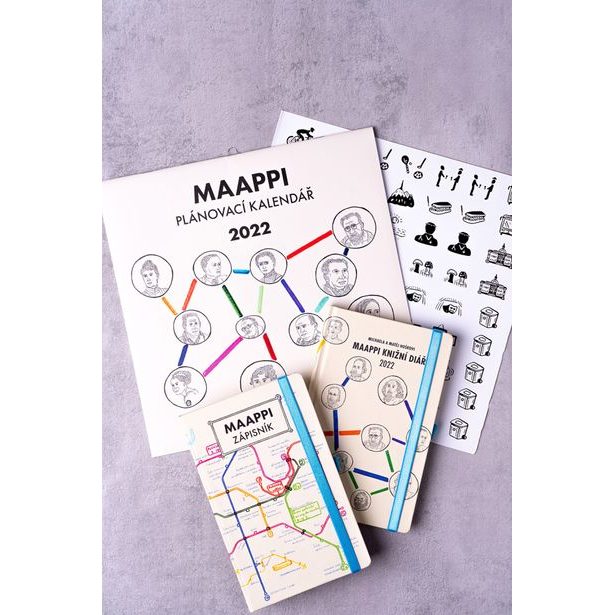 Notes Maappi, linkovaný, 13 × 21 cm Baagl