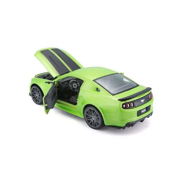 Maisto Maisto - 2014 Ford Mustang Street Racer, matná zelená, 1:24