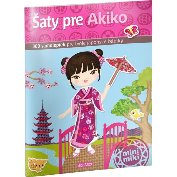 Šaty pre AKIKO ─ Kniha samolepiek Baagl