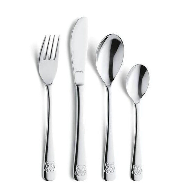 Amefa SADA DĚTSKÝCH PŘÍBORŮ TEDDY BEAR 4KS_hamashop