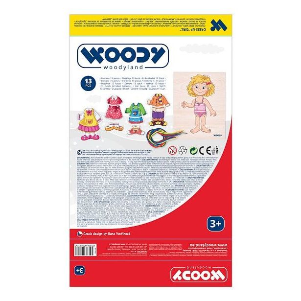 Šněrovací šatní skříň "Holčička"