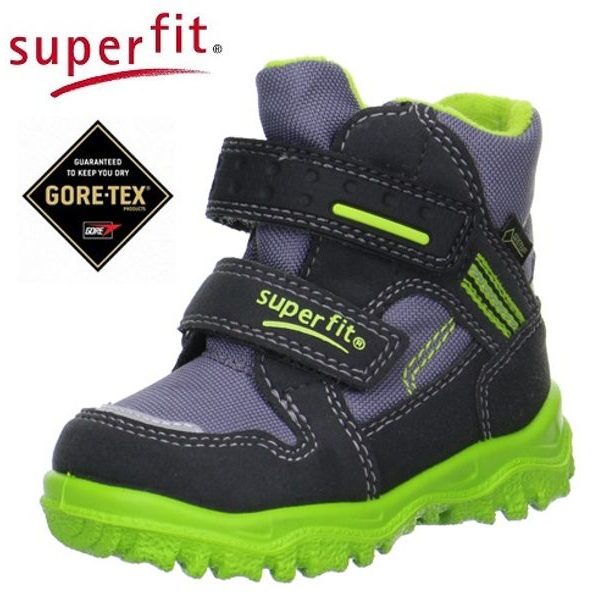 Dětská zimní obuv Superfit 1-00044-48 HUSKY1 CHARCOAL MULTI