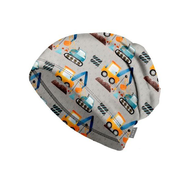 Unuo, Dětská čepice fleecová Homeless, Bagry