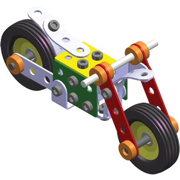 Merkur 011 Motocykl, 222 dílů, 10 modelů