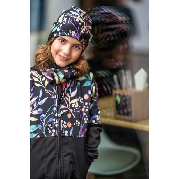 Unuo, Dětský nákrčník z fleecu, Podzimní bobule