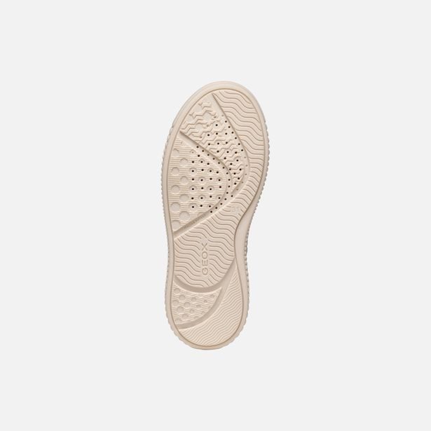 Stříbrné dívčí tenisky Geox Laquinny