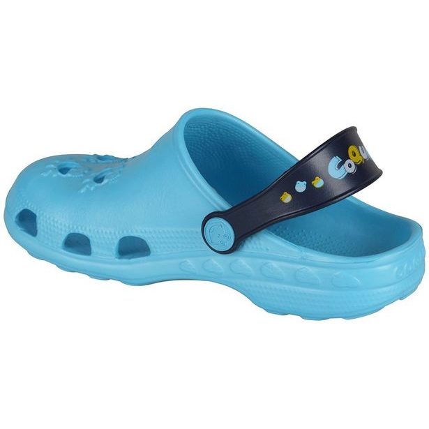 Coqui dětské sandály LITTLE FROG světle modré/tmavě modré