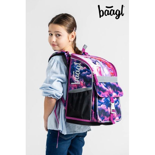 BAAGL 3 SET Zippy Jednorožec Království: aktovka, penál, sáček