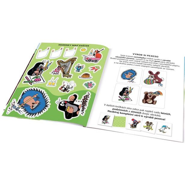 KRTEK a JARO ─ Kniha samolepek