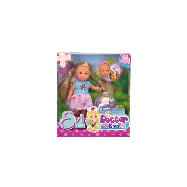 Panenka Evička s morčátkem