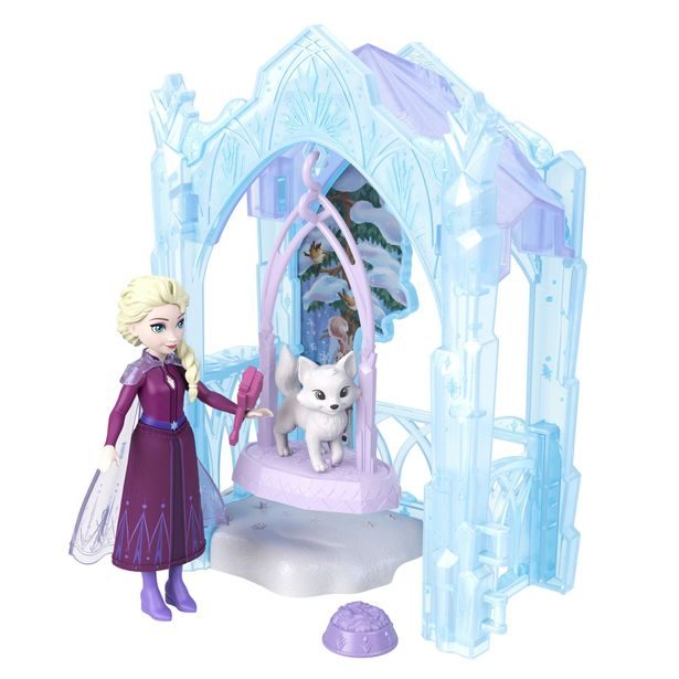 FROZEN MALÁ PANENKA ELSA A JEJÍ LEDOVÁ SKRÝŠ HERNÍ SET