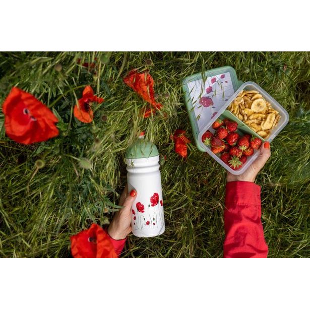 SET Vlčí máky - zdravá láhev/zdravá sváča