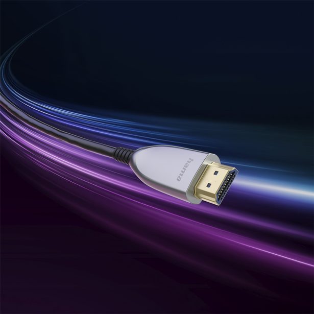 Hama optický aktivní HDMI kabel 8K Ultra High Speed, 15 m