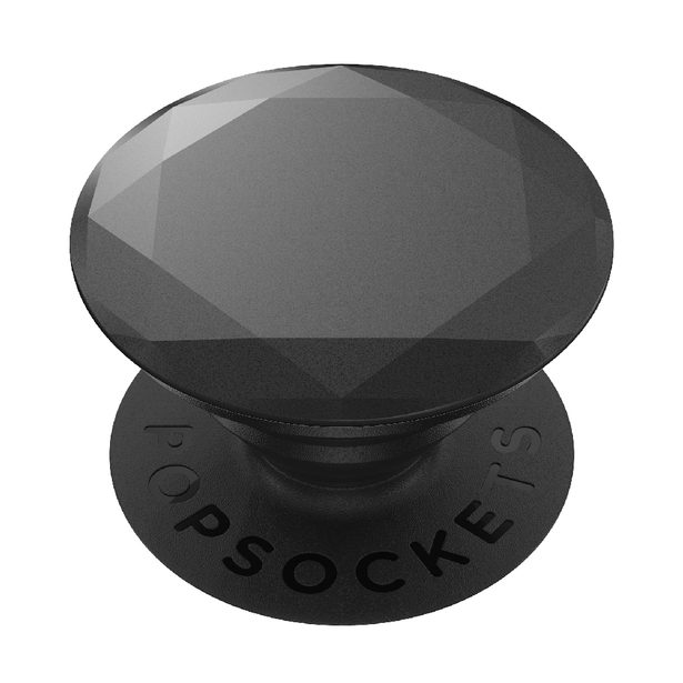 PopSockets PopGrip Gen.2, Metalic Diamond Black, hliníkový